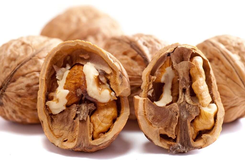 Las nueces fuente de vitamina B6