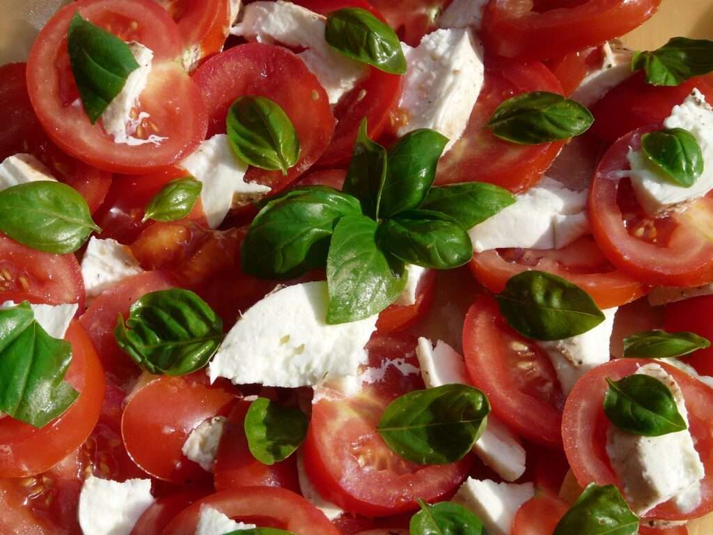 Tomate con mozzarella